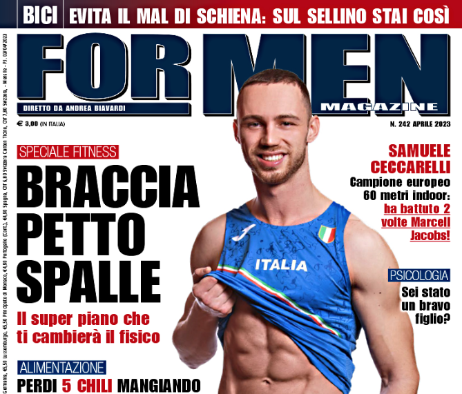 evelina flachi per for men magazine aprile 2023