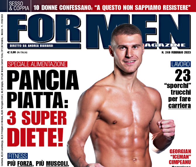 evelina flachi per for men magazine febbraio 2023