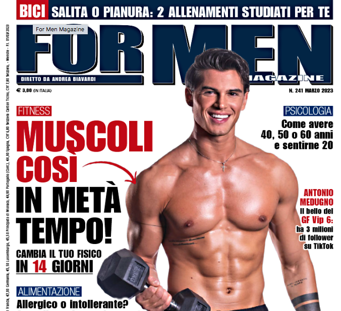 evelina flachi per for men magazine marzo 2023