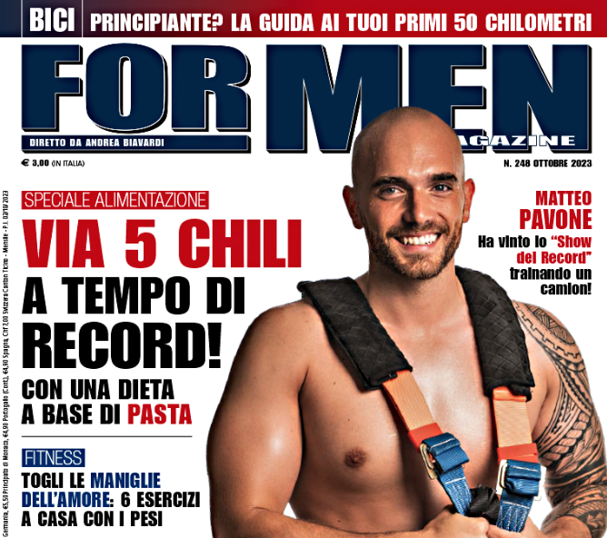evelina flachi per for men magazine ottobre 2023