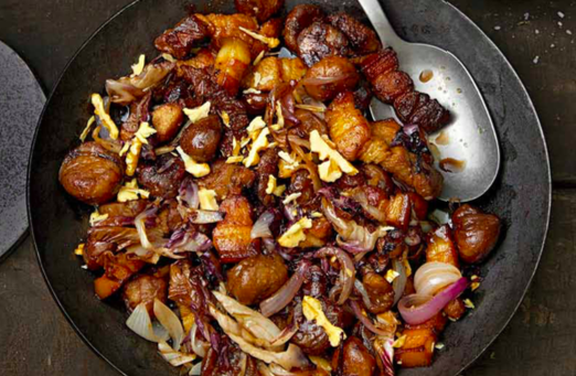 una domenica golosa ma in leggerezza finocchi castagne funghi